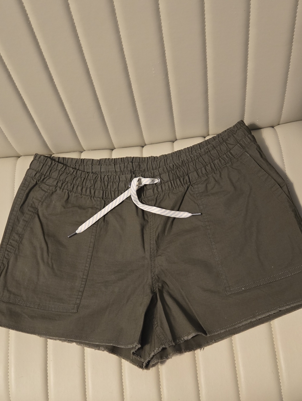 Vuori Olive Green Drawstring Athletic Shorts